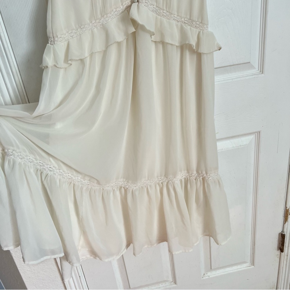 Asos Design | Button Through Lace Insert Tiered M… - image 6